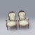 19th Century American Carved Rosewood Living Room Arm Chairs Newly Upholstered For Sale - Image 4 of 18