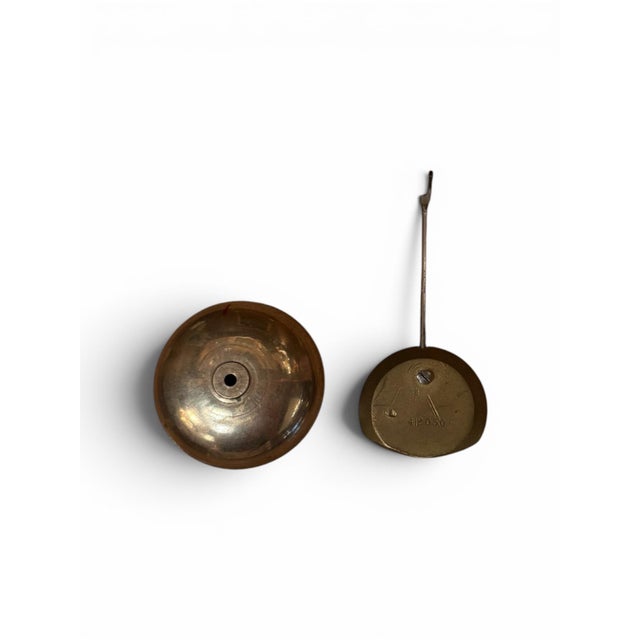 19th Century French Empire Period Miniature Bronze Doré Portico Mantel Clock For Sale - Image 5 of 5