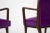 Italian Purple Velvet Armchairs from Fratelli Consonni, Set of 6 For Sale - Image 10 of 16