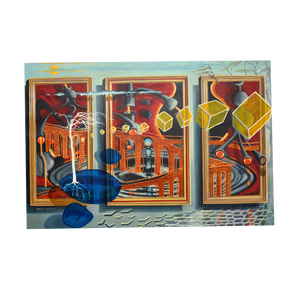 John Mackay, Abstract Composition, 1990s, Oil on Canvas