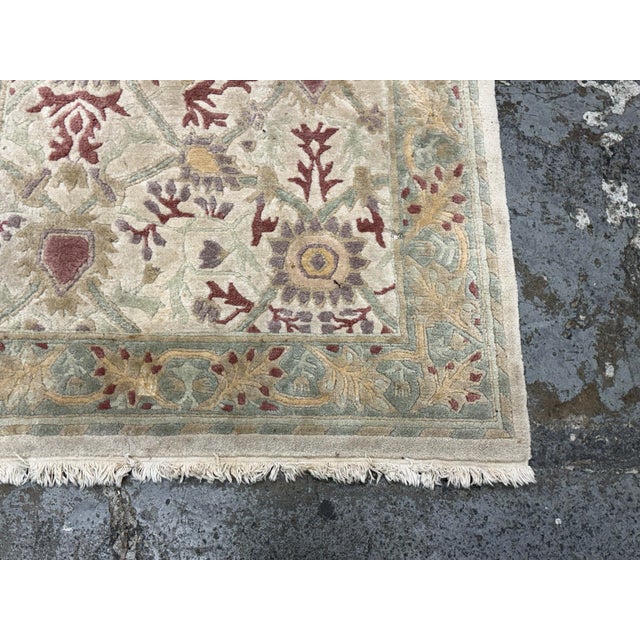 Late 20th Century 4ft X 6ft 1in Gump's Oriental Wool Rug For Sale - Image 5 of 12