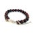 1990s David Yurman Tiger Eye Spiritual Beads Bracelet 6.6 - 8.5" Silver 8 mm Estate For Sale - Image 4 of 16