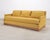 Wood Holly Hunt for Studio H George v Sofa in Goldenrod Fabric For Sale - Image 7 of 18