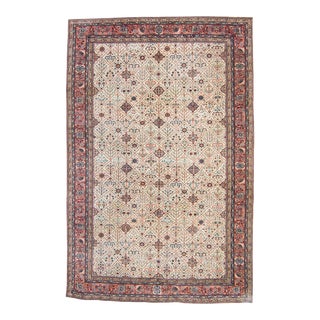 House of Séance - 1930s Vintage Sivas Hand-Knotted Rug - 5’11” X 9’ For Sale