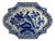 Vintage Hand-Painted Bird and Floral Wall Plaque from Royal Delft, 1980 For Sale