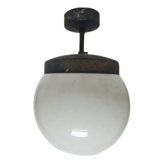 Art Deco Pendant Lamp, Poland, 1950s For Sale