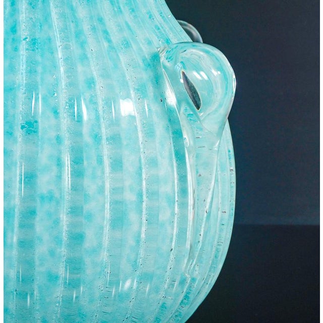 Murano Glass Bullicante Vase, 1970s For Sale - Image 17 of 18