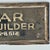 Vintage Hand Painted Metal/Wood "Carpenter & Builder" Trade Sign, Circa 1920 For Sale - Image 4 of 11