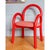 Wood Set of Goma Armchair in Red and Goma Bar Chair by Made by Choice For Sale - Image 7 of 18