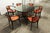 Round Dining Table & Armchairs, Set of 7 For Sale - Image 3 of 18
