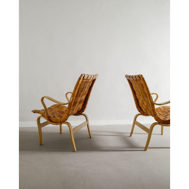 Eva Armchairs by Bruno Mathsson, 1970s, Set of 2 For Sale - Image 9 of 9
