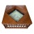 Mid-Century Oak Planter With Copper Insert 24 Inches Square For Sale