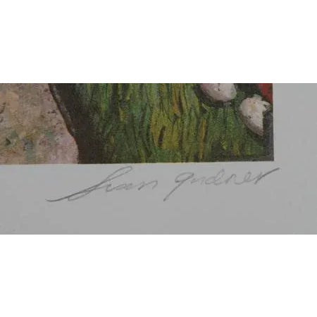 Jack & Mami on the Road circa 1979 Lithograph, signed and numbered in pencil Of AP 50 30 in. x 22 in. (76.2 cm x 55.88 cm)