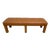 Art Deco Style Randolph and Hein Upholstered Leather Bench For Sale
