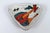 Mid 20th Century Set of Four Italian Leather-Backed Ceramic Dishes Florence, Circa 1950 For Sale - Image 5 of 18
