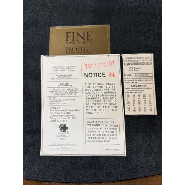 Fine Furniture Design Protege Collection Bergères, Pair For Sale - Image 13 of 13