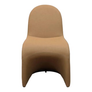 World of Rh Gisele Faux Leather Modern Side Chair For Sale