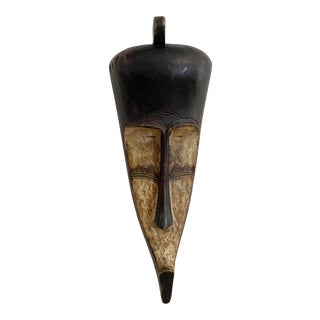 Old Fang Mask Elongated Face Gabon African Mask For Sale