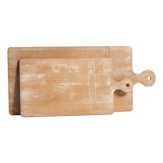 Antique Long Cutting Boards, Set Of 2 For Sale