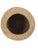 Handwoven Indian Seagrass Basket With Flared Rim in Natural, Charcoal & Indigo Accents For Sale In New York - Image 6 of 8