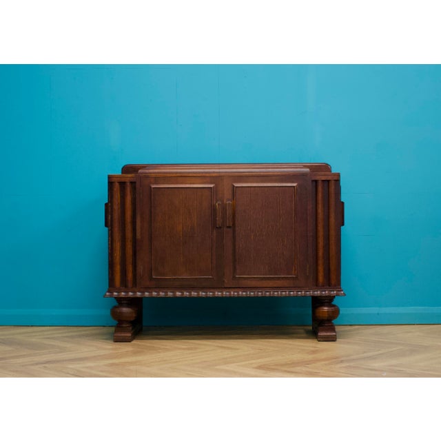 Art Deco Sideboard in Oak from G-Plan, 1930s For Sale - Image 13 of 13