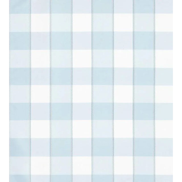 The House of Scalamandré Chelsea Check Fabric, Sky For Sale