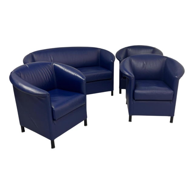 Wittman Aura Sofa Set from Paolo Piva, Austria, 1980s, Set of 4 For Sale