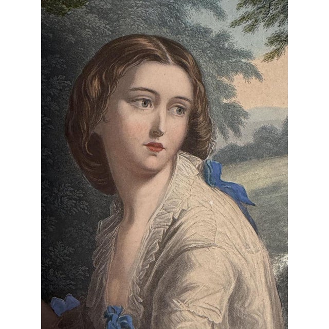 George Baxter, The Lover's Letter Box, Lithograph, 1860 For Sale - Image 3 of 11