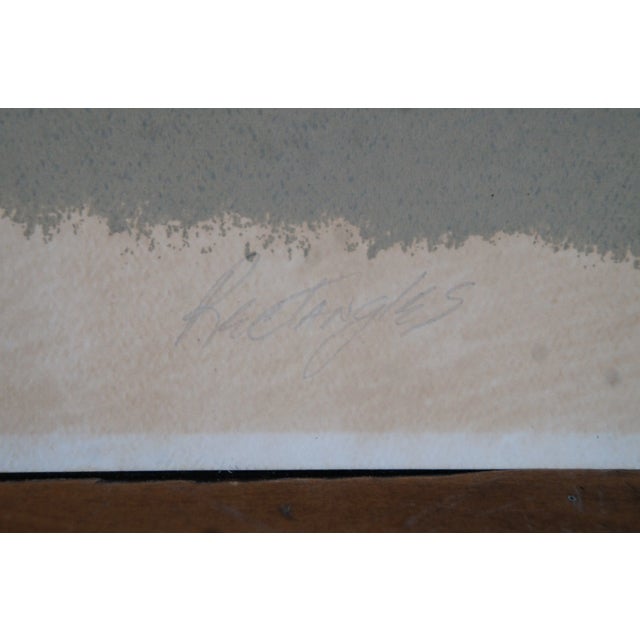 Late 20th Century Vintage Vanguard Studios Andres Abstract Rectangles Print For Sale - Image 5 of 12