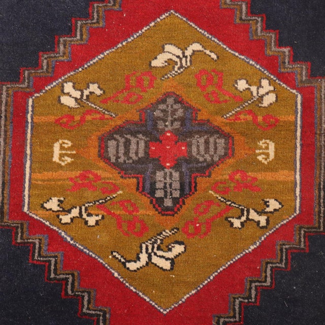 Jorun Rug in Cotton and Wool, Turkey For Sale - Image 5 of 9
