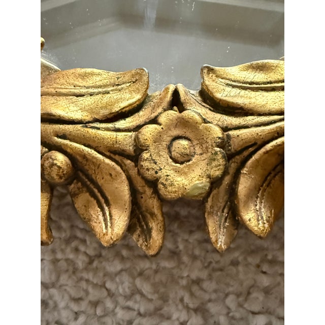 Gold Chelsea House Gilt Laurel Wreath Mirror 16 Inch Round Gold Frame Hollywood Regency Wall Decor For Sale - Image 8 of 8