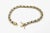 Costume Sapphire and Diamond Tennis Line Gold Tone Bracelet For Sale In Miami - Image 6 of 8