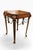 Theodore Alexander Attributed Neoclassical Lion-Head Tooled Leather Drink Table For Sale - Image 9 of 14