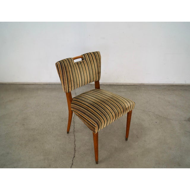 Vintage 1950's Mid century Modern side chair for sale. Really well made and solidly constructed, and has a wonderful...