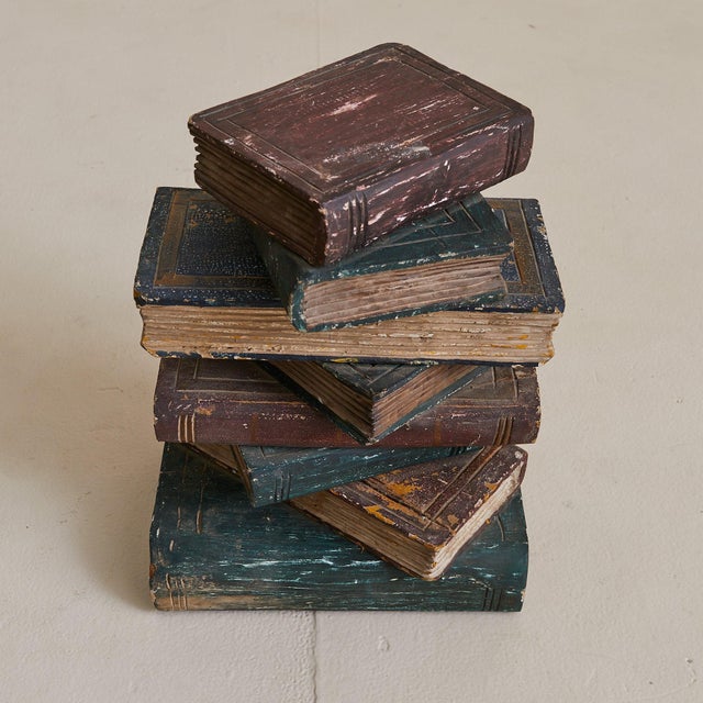 Faux Book Wood End Table Attributed to Maitland-Smith, 1970s - 2 Available For Sale - Image 11 of 11