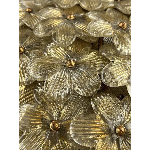 Mid-Century Modern Italian Murano Glass Ceiling Lamp by Archimede Seguso, 1960s For Sale - Image 3 of 11