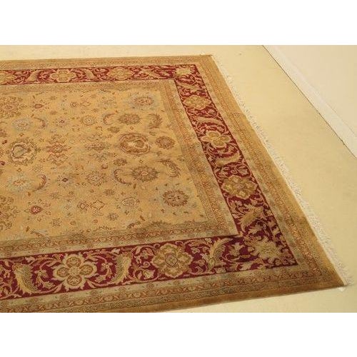 Room Size Approx. 10 X 14 Red & Beige Rug For Sale In Philadelphia - Image 6 of 10