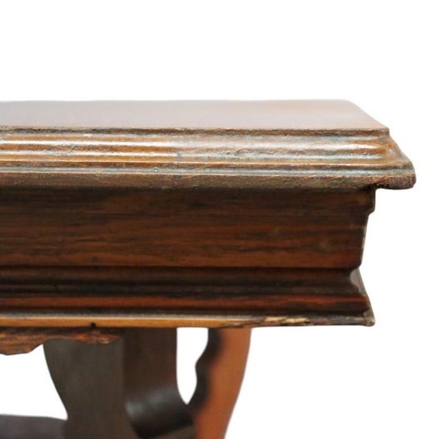 Antique Rj Horner Attr. Chip Carved Oak Table With Casters C1920 For Sale - Image 11 of 11