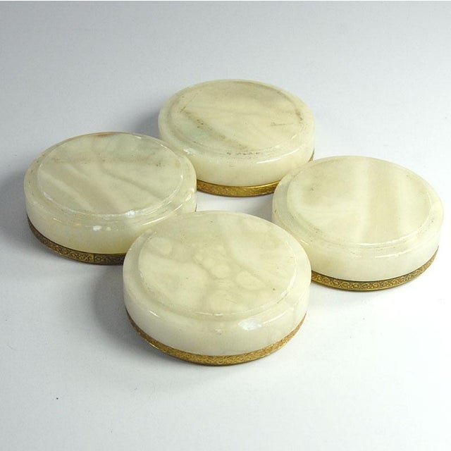 Italian Alabaster Dishes, 1970s, Set of 4 For Sale - Image 11 of 12