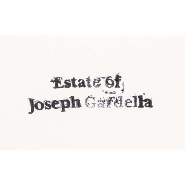 Joseph Lawrence Gardella Op Art Study Mixed Media For Sale - Image 9 of 9