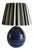 Blue Stoneware Table Lamp by Carl-Harry Stålhane, Sweden, 1970s For Sale