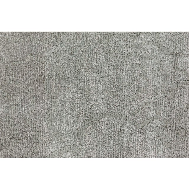 Contemporary Camelia Green Handmade Silk Rug by Doris Leslie Blau For Sale - Image 4 of 8