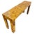 Milo Baughman Vintage U-Legged Burl Wood Console Table For Sale - Image 4 of 12
