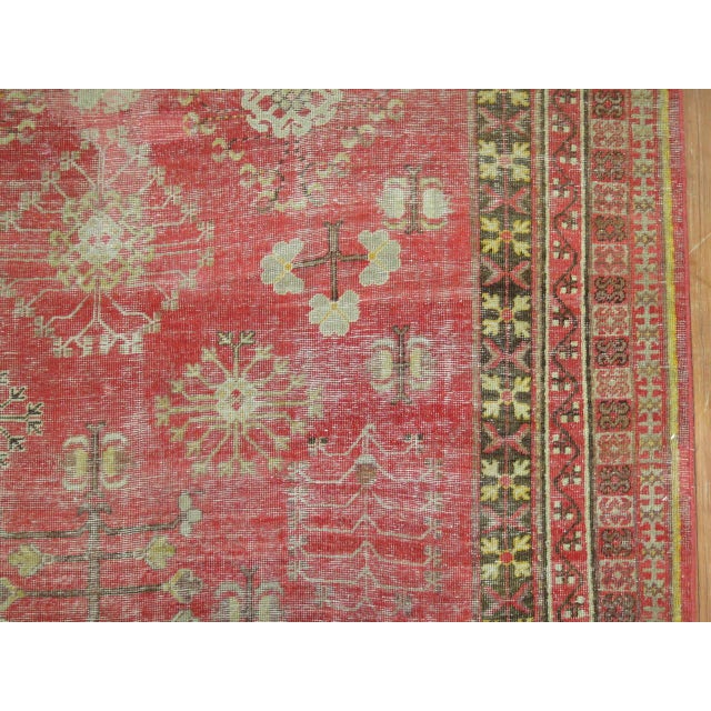 Early 20th Century Antique Zabihi Collection East Turkestan Khotan Rug - 6'4" x 12'11" For Sale - Image 5 of 6