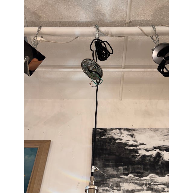 Restoration Hardware 20th C. Factory Filament Clear Glass Barn Pendant For Sale - Image 12 of 13