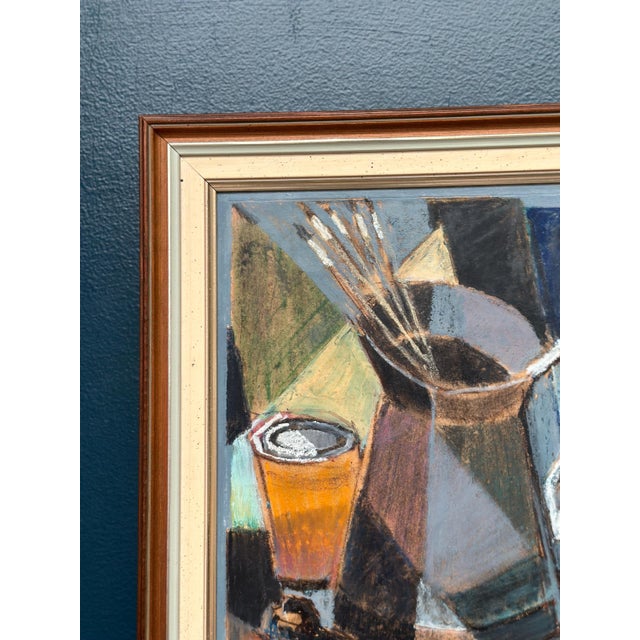 Erik Emanuelsson, Still Life, 1960s, Oil Painting on Panel, Framed For Sale - Image 7 of 17