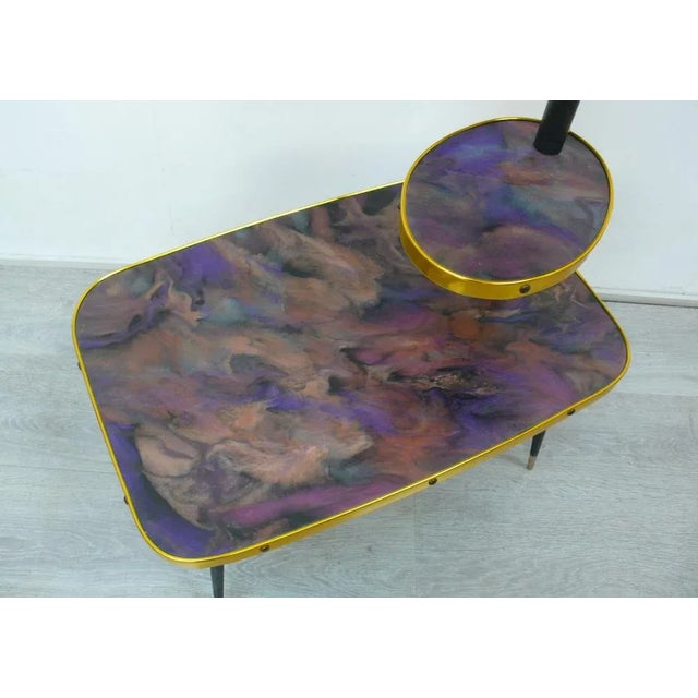 1950s Mid-Century Modern German Side Table, 1950s For Sale - Image 5 of 6