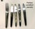Carl Auböck 1950s Mid-Century Modern Werkstätte Carl Auböck Austria Teak Picnic Boards W/ Horn Utensils - 17 pcs For Sale - Image 4 of 7