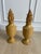 Wood 1970s Pair of Handcrafted Turned Wood Urns With Hand-Carved Flame Finials, Sculptural Organic Modern Decorative Objects For Sale - Image 7 of 12