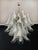 Mid-Century Modern Vintage Italian Murano Chandelier 26 Glass Petals, 1990s For Sale - Image 3 of 12